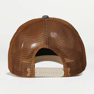 Casquettes de sport OEM personnalisées à 5 panneaux, visière pré-courbée, en maille, à fermeture snapback, pour l'extérieur, style hip-hop, 100% coton, vente en gros, logo brodé 3D, type trucker - Product Image 4