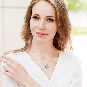 Collar de mariposa de amor de moda, exquisito colgante de corazón para mujer y niña, día de la madre, regalo de aniversario, joyería de San Valentín - Product Image 5