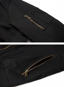 High-quality Men's Winter <b>Smart</b> Casual Bomber <b>Jacket</b> Durable Comfortable Windproof Breathable Eco-Friendly Canvas OEM Service - Product Image 2