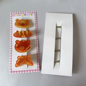 Pinzas de Pelo Acrílicas Personalizadas para Niñas, Lindas y Sencillas, Exquisitas, de Plástico Rosa Dulce, con Dijes para Flequillo, Accesorios para el Cabello, Llavero - Product Image 2