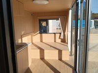 Maison préfabriquée durable 20ft 40ft, conception personnalisée, cabine conteneur modulaire préfabriquée, bureau, maison portable, pod, cabine Apple