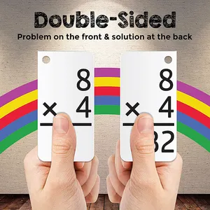 Cards For Kids Hot Sale High Quality Multiplication Learning Cards Custom Flash Cards For Kids Educational