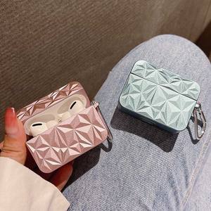 Nouvelle coque d'écouteurs à motif losange violet de luxe pour Apple Airpods <span class=keywords><strong>Pro</strong></span> <span class=keywords><strong>2</strong></span> 1 3 <span class=keywords><strong>Air</strong></span> pods, boîte de chargement de casque de protection, sacs à crochet - Product Image 6