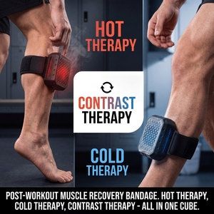 Dispositivo Portátil de Crioterapia con Calor, Máquina de Terapia de Compresión Fría y Caliente con Control Remoto Inalámbrico para Alivio Muscular - Product Image 6