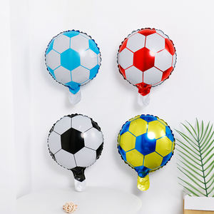 Globos de fútbol de aluminio de 10 pulgadas, Globos de helio de aire, suministros de decoración para Festival, juego de Globos de fútbol - Product Image 3
