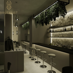 Nuevo diseño personalizado Fabricante LED Bar Mostrador Café Bar Diseño de vidrio Nightclub Muebles Bar Diseño de mesa - Product Image 1