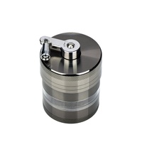Briquets et accessoires pour fumeurs 66mm à manivelle à quatre couches Ensemble pour fumeurs sans dents explosifs