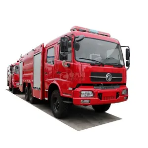 Kaliteli Dongfeng TianJin 260 Hp yangın söndürme kamyonu 4000 L su tankı 2000 L köpük itfaiye kamyonu satılık