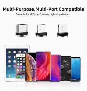 LED Débit USB Chargeur Câble Lampe Briller Chargeur Lueur Chargeur Magnétique Connexion Rapide Magnétique Trois-en-un USB Câble Compatible - Product Image 6