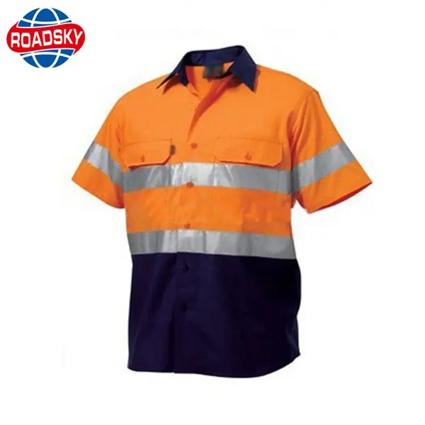 high visibility security construction reflective vest