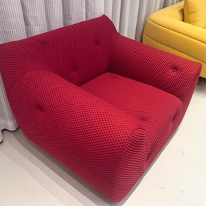 Sofá Individual de Diseño Retro Francés, Estilo Europeo, Color Crema, para Sala de Estar, Dormitorio, Hotel u Hospital - Product Image 3