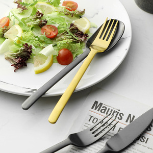 Juego de Cubiertos de Acero Inoxidable Industrial Jinhui 304, Juego de Cuchillo, Tenedor y Cuchara para Postre con Acabado Pulido Espejo, Estilo Occidental - Product Image 4