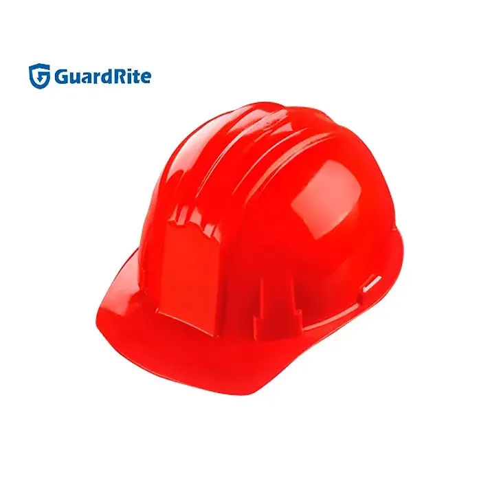 Guardrite Brand Pe Light Weight Industrial Safety Helmet With Adjustable Belt