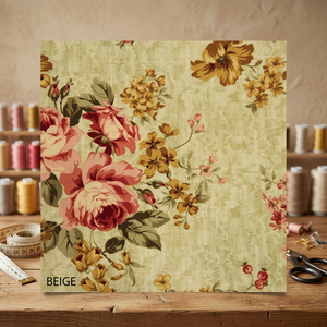 Tela 3157 100% Algodón Peinado, Estampada, Tejida, 44/45'', 150 GSM, para Textiles del Hogar y Vestidos - Product Image 3