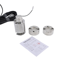 Célula de Carga de Compresión Industrial Fibos FA40 para Básculas de Camiones, Sensor de Fuerza de Acero Inoxidable de Fácil Instalación