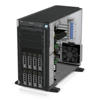 خادم DELLs Poweredge Xeon 4210R 16G t340 خادم برج جديد استضافة خادم الرف