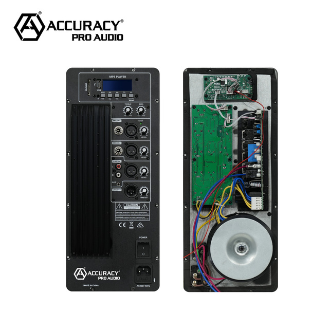 Accuracy Pro Audio AHH-180W Single Channel Class AB Active Speaker Power Professional Amplifier Module for Speaker Box