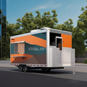 Camion de restauration rapide mobile, design kiosque de rue, camion-restaurant extérieur pour kebabs, avec certification CE - Product Image 1