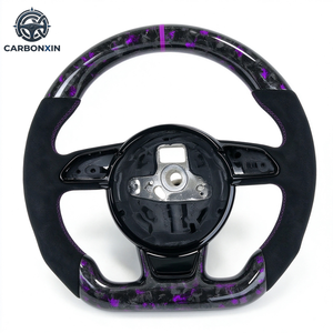 Volante Personalizado de Fibra de Carbono Forjado en Color Morado para Audi A1 A3 A4 A5 A6 B8 B8.5 RS3 RS4 RS5 RS6 RS7 S8 S3 S4 S5 S6 S7 - Product Image 2