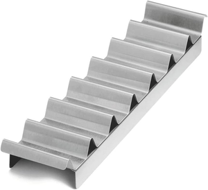 Soporte para Tacos de Acero Inoxidable Personalizado, Vajilla de Alta Calidad, Soporte para Tacos para Restaurantes, para Servir Comida con Estilo - Product Image 1