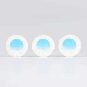 China Manufacturer Low Price Round Travel Size Small Natural Body Cleaning Nourish Dry Skin Hotel Toiletries Bath Soap