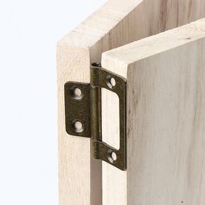 Bisagra metálica Yuyao 51x25x1.2mm, bronce antiguo, para puerta de armario, bisagra pequeña para caja de madera - Product Image 2