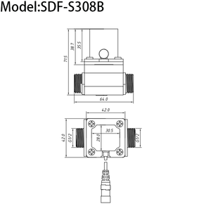 Лидер продаж Goldenland G1/2 дюймов пластиковый стопорный электромагнитный клапан <span class=keywords><strong>DC</strong></span> 3V 6V 9V 12V 24V для умного водопроводного крана - Product Image 2