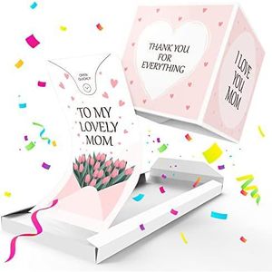 Caja de rebote Día de San Valentín Día DE LA MADRE Sorpresa Explosión Caja de regalo Feliz <span class=keywords><strong>cumpleaños</strong></span> Confeti Fuegos artificiales Baby Shower Cajas sorpresa - Product Image 5