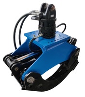 High Value for Money Log Grapple Large Opening Lightweight Hydraulic Timber Grapple