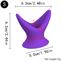 3 tailles d'expanseurs anaux creux, plug anal en silicone de haute qualité, jouet sexuel pour massage de la prostate pour couples
