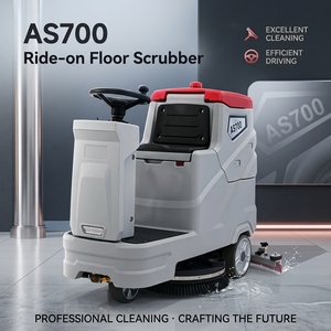 Autolaveuse autoportée pour sols, largeur 660 mm, brosse cylindrique grand espace à rotation inverse, 26 pouces, pour nettoyage du ciment - Product Image 1