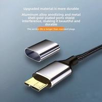 Câble en cuivre de type C vers micro USB 3.0 pour le transfert de données des disques durs externes.