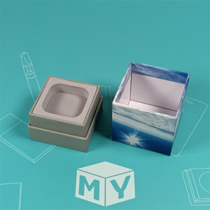 Custom Printed Premium Child Resistant Packaging Cardboard 2 Piece Lid And Base Boxes Child Proof Paper Gift Box for Glass Jars