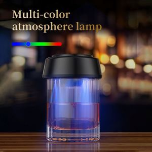 Fumoir à cocktails électrique de 3e génération amélioré avec 7 lumières colorées, rechargeable et portable pour l'infusion de whisky - Product Image 4
