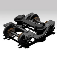Pièces détachées et accessoires pour bogie de train DK7 personnalisés, suspension de bogie de rail de remorque à vendre