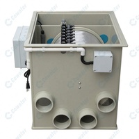 Cowater Koi Schwerkraft-Trommelfilter 25 T/h 6600 GPH Rotierender Trommelfilter für Fischteiche Automatischer Mikrofilter