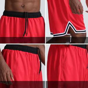 Short de sport décontracté pour homme Taille haute à séchage rapide Vêtements de basket-ball Respirant Imperméable Caractéristiques Motif tissé solide - Product Image 5