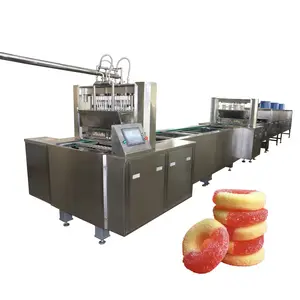 Machine de dépôt de gelée de contrôle PLC à petite échelle 150kg/heure pour l'usine de fabrication de gommes