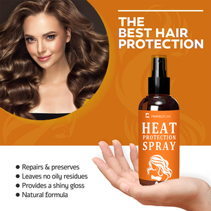 <span class=keywords><strong>Protector</strong></span> de calor para el <span class=keywords><strong>cabello</strong></span>, pulverizador de secado rápido ligero de planchas planas, aceite de argán brillante, Alisador, OEM - Product Image 5
