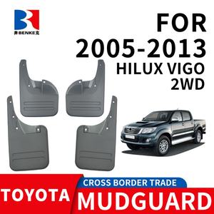 Guardabarros para Toyota Hilux VIGO REVO 2WD 4WD Pick-up, Accesorios de Protección Contra Salpicaduras, Guardabarros de Repuesto Negros - Product Image 4