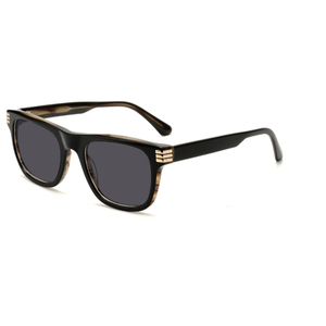 Occhiali da Sole TFB 2025 in Acetato Quadrati Neri Stile Vintage Anni '90 Trendy di Lusso con Logo Personalizzato Unisex Cool Unici UV400 Montatura Completa - Product Image 4