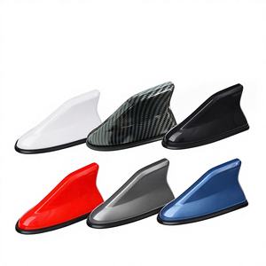 <span class=keywords><strong>Antenne</strong></span> <span class=keywords><strong>d</strong></span>écorative de toit de voiture en forme <span class=keywords><strong>d</strong></span>'aileron de requin, sans perçage, pour modification de toit, aileron arrière, ajustement standard, signal FM/AM de deuxième génération - Product Image 1
