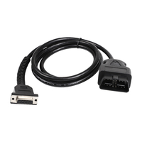 OBDII M à D-SUB 26P F longue queue nette OBDII OBD2 OBD à DB15 câble de Test de Diagnostic de voiture pour Interface VGA Diagnostic bricolage