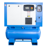 Compresor de aire de tornillo trifásico de alta calidad 220V/50Hz 8bar compresor de aire de operación de aceite bajo para la industria química