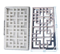 Moule décoratif mural en béton, en silicone, en plastique, pour blocs de briques, moules de coulée d'Afrique du Sud pour la pose de briques