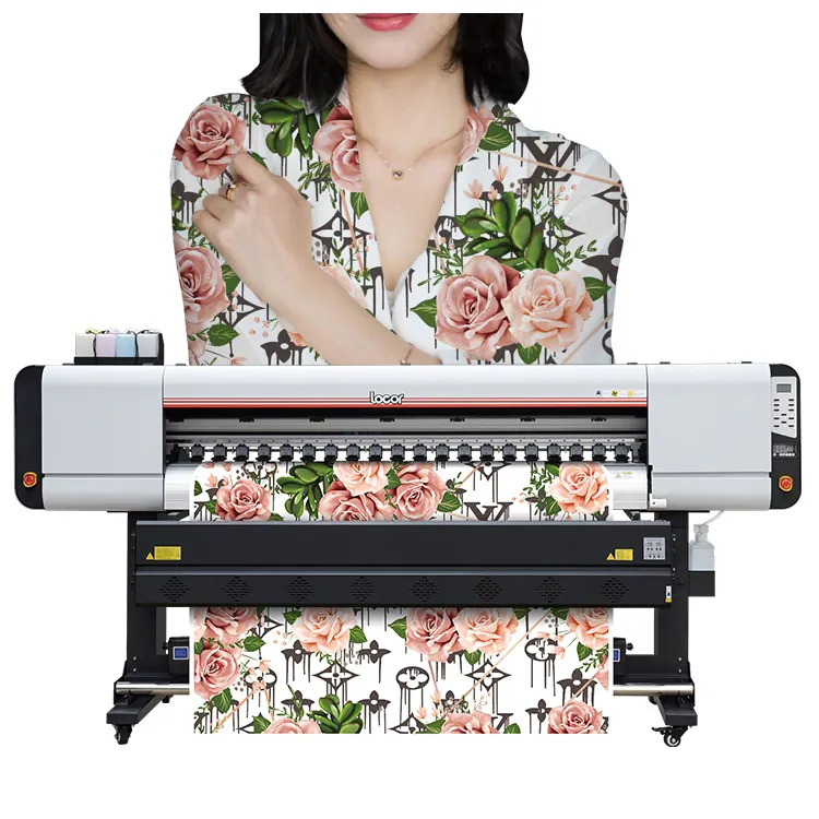 Locor-máquina de impresión de alta precisión, impresora de papel de tinta de sublimación, 6 pies, la mejor calidad, 1440dpi