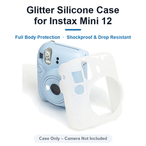 Étui souple en silicone pour appareil photo <span class=keywords><strong>Instax</strong></span> <span class=keywords><strong>Mini</strong></span> 12 Glitter, sacoche de protection pour appareil photo numérique, <span class=keywords><strong>mini</strong></span>-housse pour appareil photo - Product Image 3