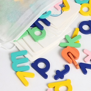 Juguete de Madera con Letras Inglesas para Preescolar, Actividades de Aprendizaje, Ortografía, Juego de Palabras, Rompecabezas para Niños de 5 a 7 Años - Product Image 6