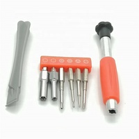 Kit de réparation SYY de haute qualité avec tournevis T6 T8 et spatule orange, 100 % testé pour NS PSP DS 3DS