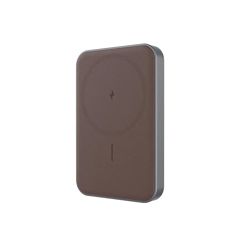 Powerbank Mini portabel 2024 5000 Mah, Power Bank nirkabel magnetis untuk Iphone 13 Pro Max